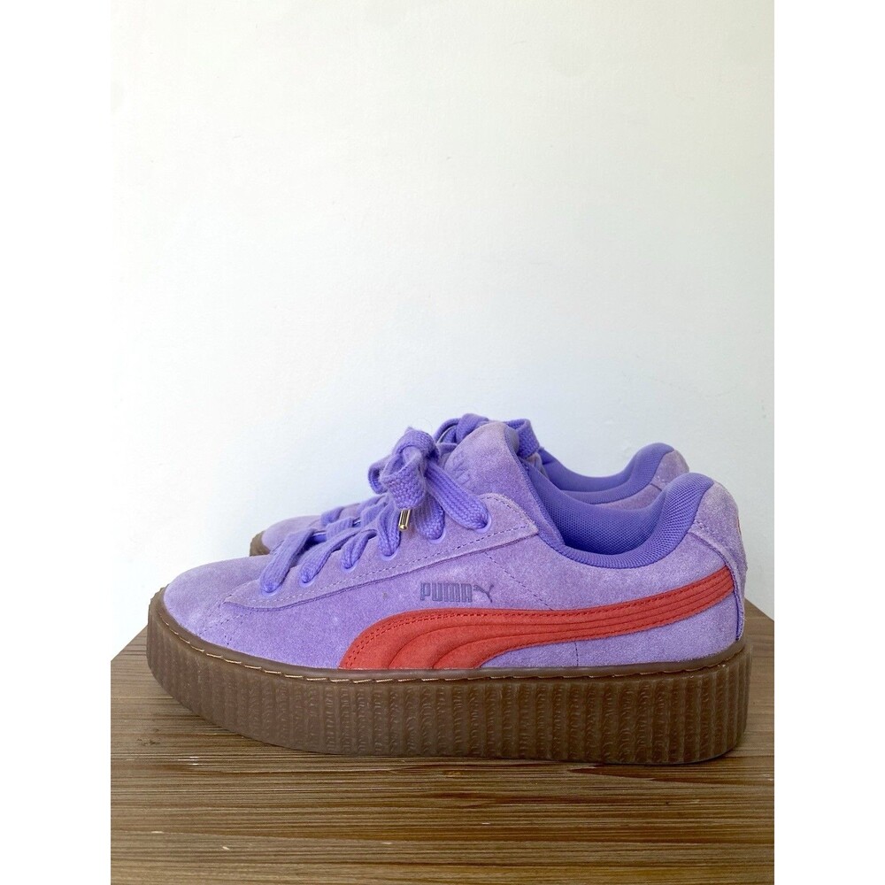 Fenty x Puma Creeper Phatty Lavender Burnt Red Gum sneakers US Womens 10 Rihanna - Picture 2 of 7